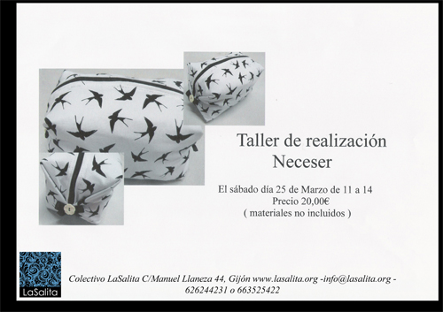 taller de elaboración de neceser gijon