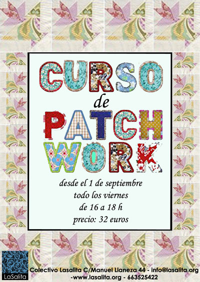 cartelcurso de patchwork gijón