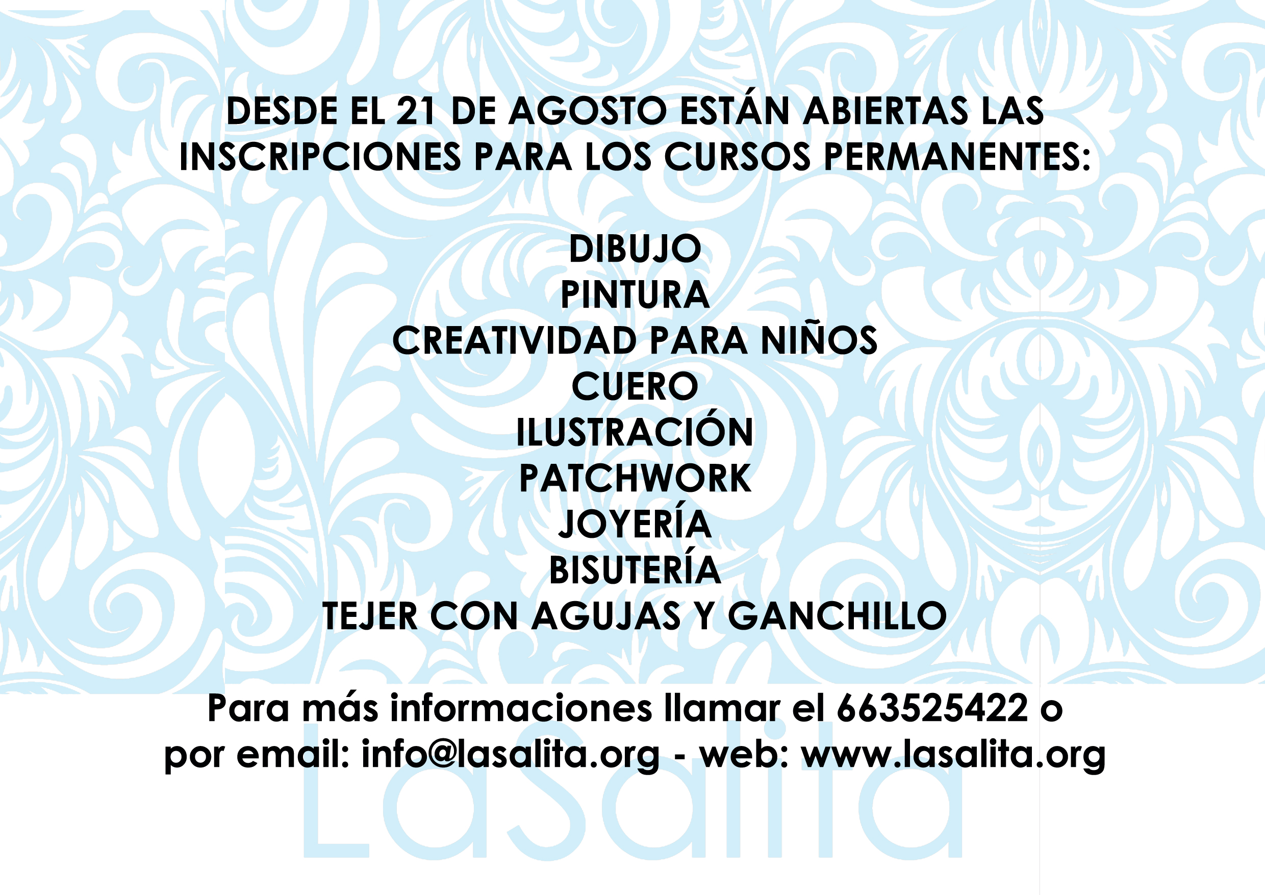 cartel inscripciones 2017- 2018
