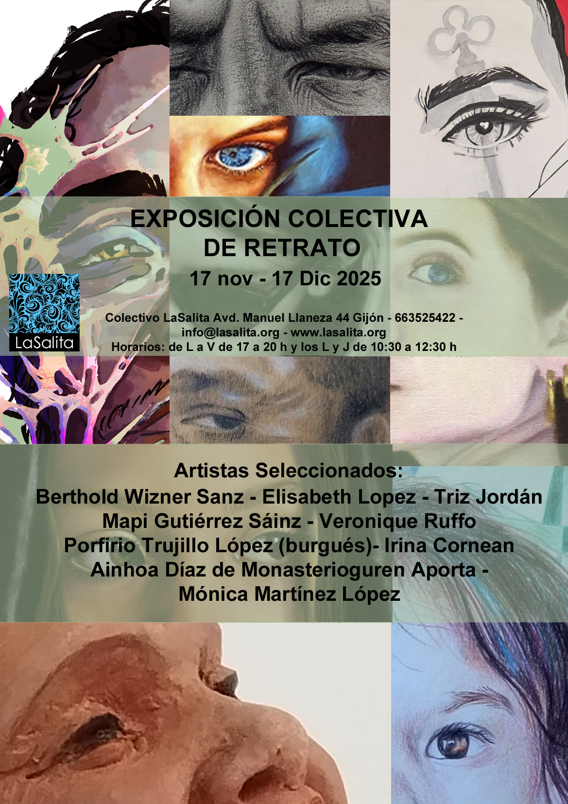 Exposición Colectiva de Retrato – Colectivo LaSalita