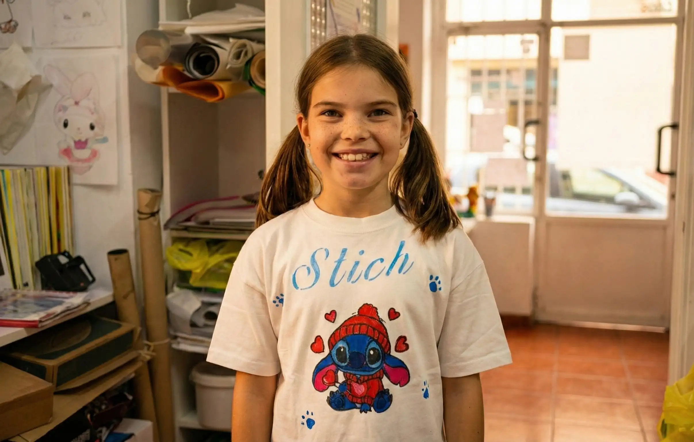 Taller cumpleaños gijón decoración camisetas