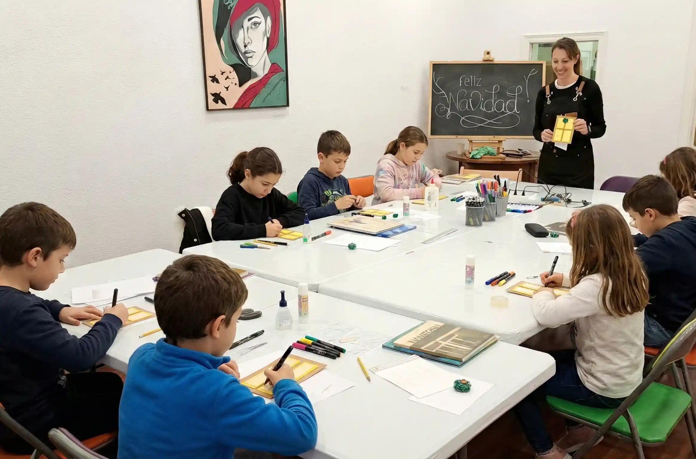 Taller de cumpleaños gijon lettering