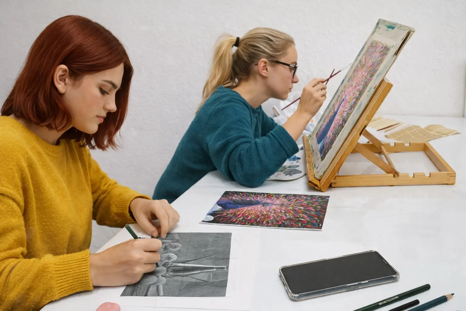 dibujo y pintura para todos los niveles en gijon