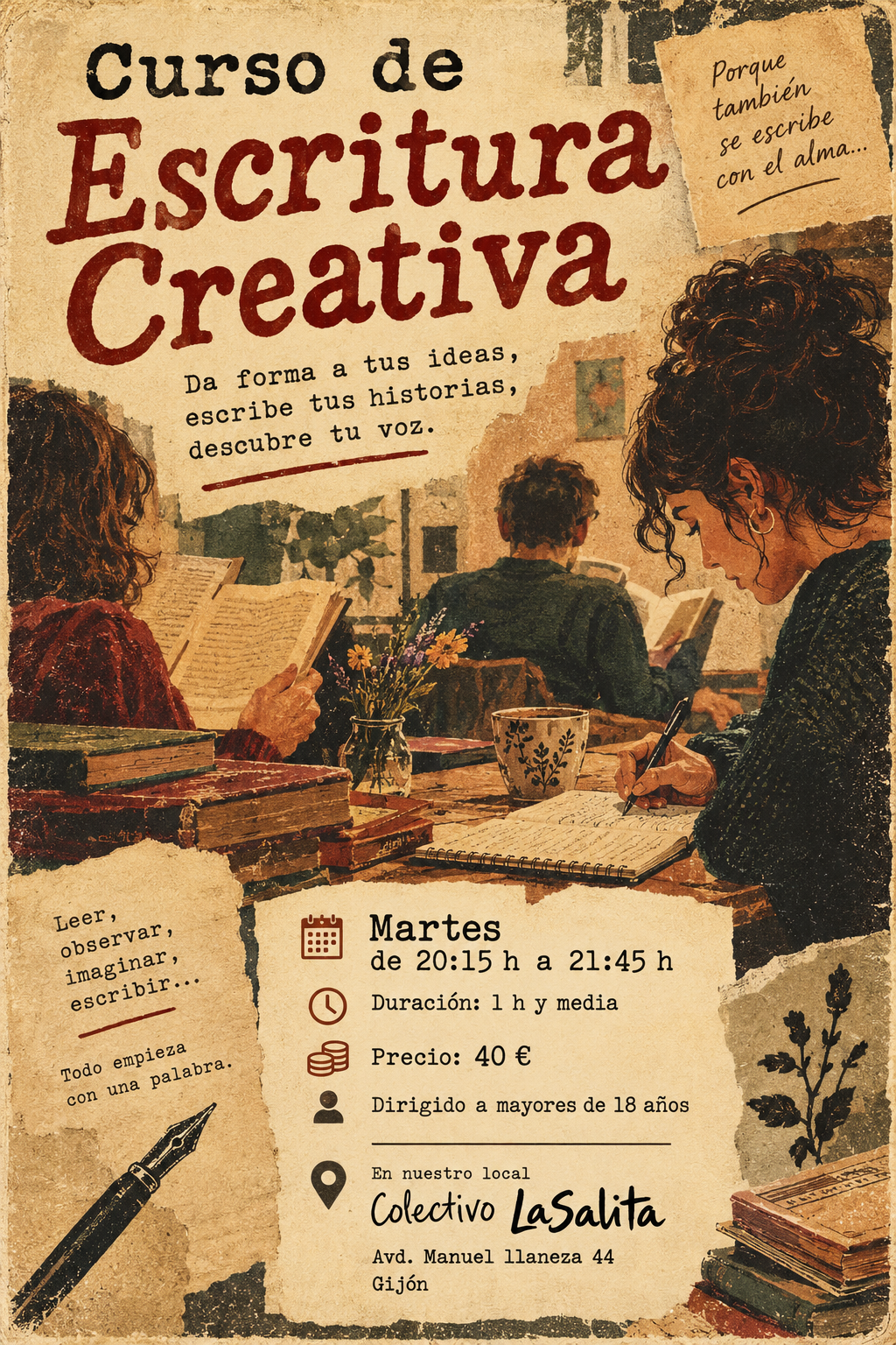 Curso de Escritura Creativa en Gijón | LaSalita